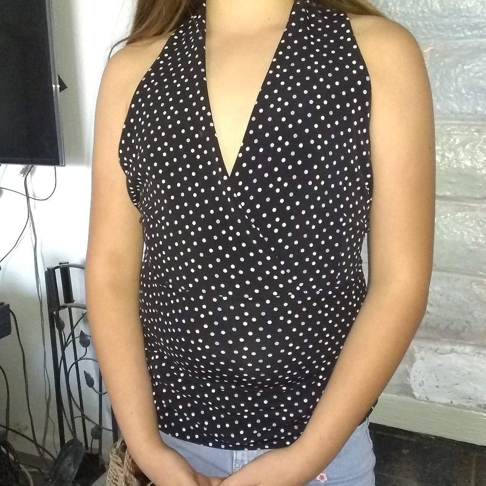 Halter style dress top
